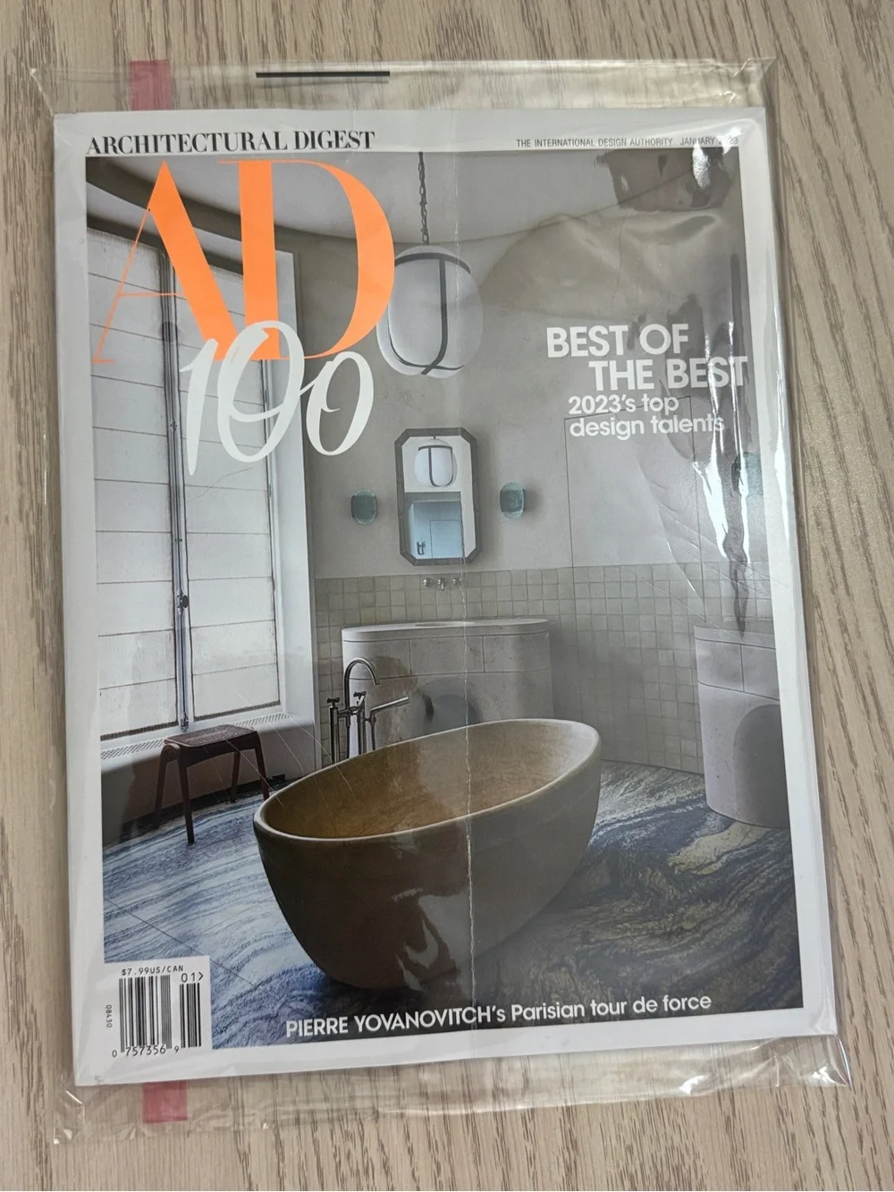 Architectural Digest Magazine, January 2023 (100 Best Of The Best 2023's Top)